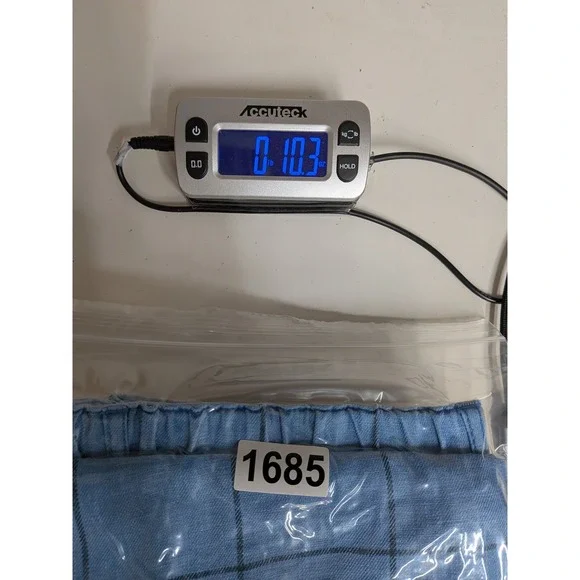 Sundance‎ Pants Womens 2 Blue Windowpane Linen Lightweight Elastic Waist Casual - Picture 8 of 8